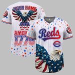 Reds Independence Day Baseball Jersey 2025