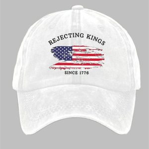 Rejecting Kings Since 1776 Print Baseball Hat 1