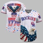 Rockies Independence Day Baseball Jersey 2025