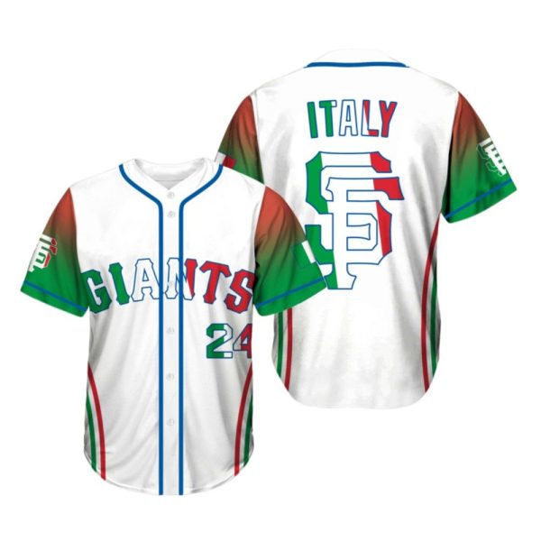 SF Giants Italian Heritage Night 2025 Jersey 1 2