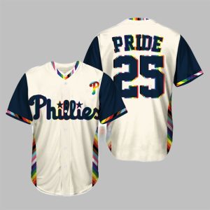 Phillies 2025 Happy Pride Night Jersey 1