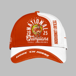 Softball National 2025 Champions Longhorns Hook Em Horns Hat