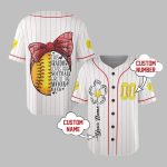 This Grandma Loves Her Softball Girl To The Moon Back Jersey