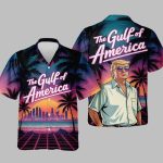 Trump The Gulf Of America Hawaiian Shirt