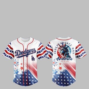 2025 LA Dodgers Celebrate the 4th of July Jersey 1 1
