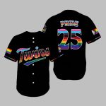 Twins 2025 Happy Pride Night Jersey