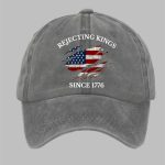 Unisex Rejecting Kings Since 1776 Printed Hat