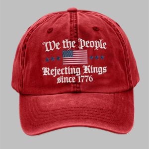 Unisex We The People Rejecting Kings Since 1776 Print Hat 1