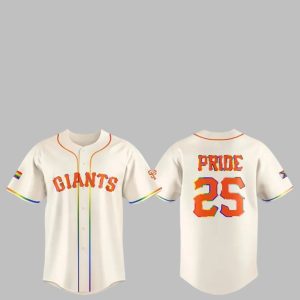 2025 SF Giants Pride Night Jersey 1 1