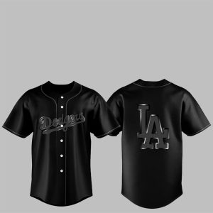2025 LA Dodgers Back In Black Jersey