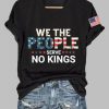 Womens We The People Serve No Kings Print T Shirt 2