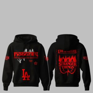 2025 LA Dodgers Los Angeles Stranger Things Hoodie 1 1