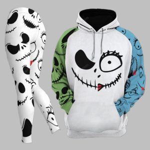 Jack Sally Christmas Combo Hoodie Leggings 2025 Halloween 1 1
