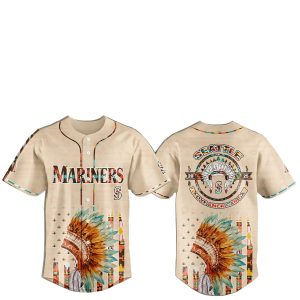 Seattle Mariners Special Native American Day Jersey 2025
