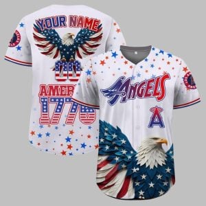 LA Angels Independence Day Baseball Jersey 2025 1 1