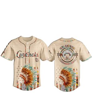 St Louis Cardinals Special Native American Day Jersey 2025