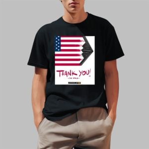 Trump Flag Thank You The World Shirt 0 1