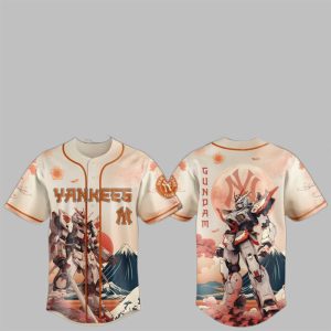 Gundam x Yankees 2025 Japan Jersey 1