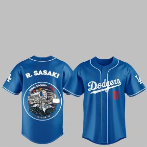 1 LA Dodgers Japan Rising Stars Roki Sasaki Jersey 2025