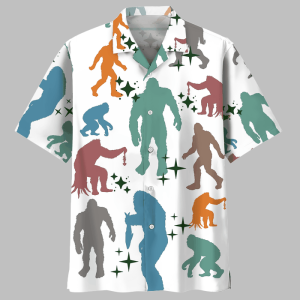 Funny Bigfoot Hawaiian Shirt 1