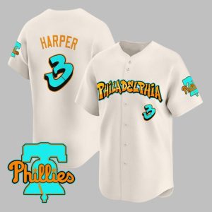 Philadelphia Phillies Harper Jersey 2025 1 1