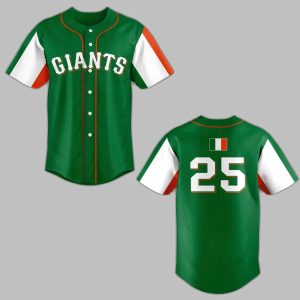 SF Giant Irish Heritage Night Jersey Giveaway 2025 0