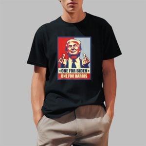 Kelsey Gordon One For Biden One For Harris Shirt 0 1