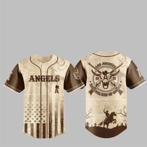 1 LA Angels National Day of Cowboy 2025 Jersey