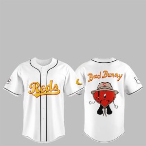 1 2025 Reds Bad Bunny Jersey