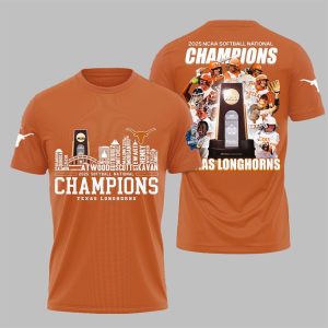 Longhorns Softball National Champions 2025 Shirt 1