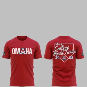 2025 Arizona Baseball Omaha Mens College World Series Shirt 1