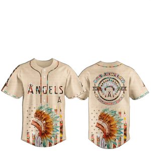 Los Angeles Angels Special Native American Day Jersey 2025