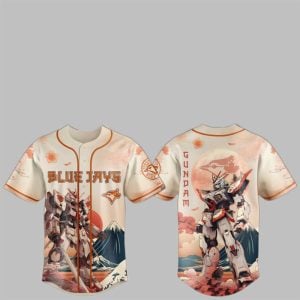 1 2025 Gundam Blue Jays Japan Jersey