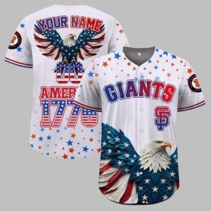 SF Giants Independence Day Baseball Jersey 2025 1 1