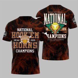 Longhorns National Hook Em 2025 Champions Shirt 1