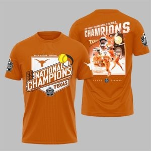 Texas Division I Softball 2025 National Champions Shirt 1