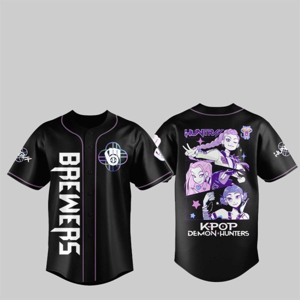 1 2025 Brewers KPop Demon Hunters Jersey