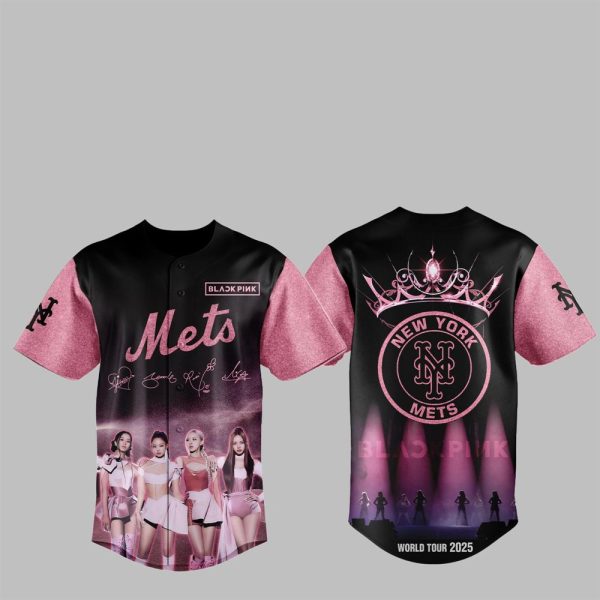 1 2025 NY Mets Blackpink 2025 World Tour Jersey