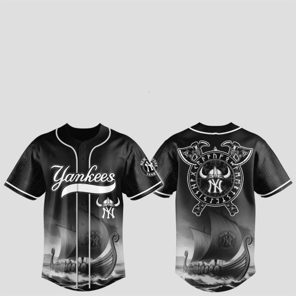 1 2025 NY Yankees Vikings Jersey