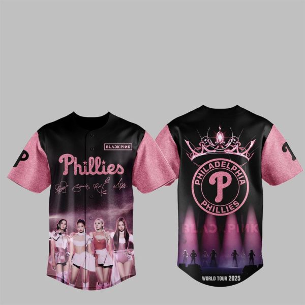 1 2025 Phillies Blackpink 2025 World Tour Jersey