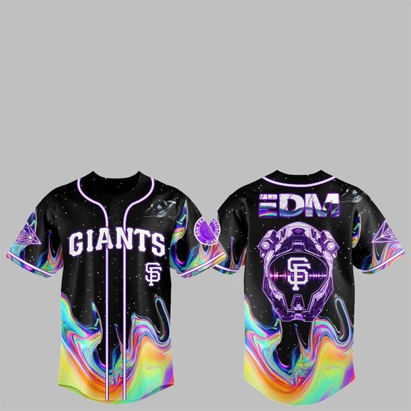 1 2025 SF Giants EDM PulseBeat Jersey