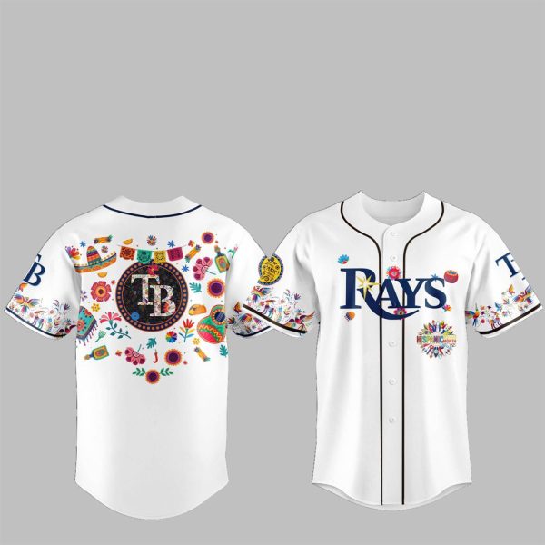 1 2025 TB Rays National Hispanic Heritage Month Jersey