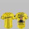 1 Brewers Post Malone Tour Jersey 2025