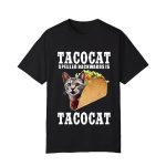 Joey Burrow Cat Tacocat Spelled Backwards Is Tacocat Shirt