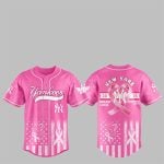 NY Yankees 2025 Breast Cancer Awareness Month Jersey