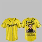 NY Yankees Post Malone Tour Jersey 2025