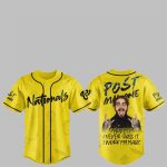 Nationals Post Malone Tour Jersey 2025