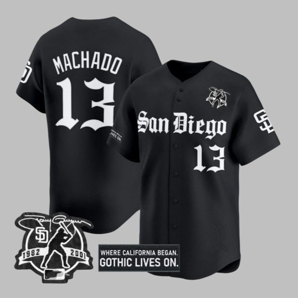 1 San Diego Machado Where California Began Gothic Lives On Jersey 1 1