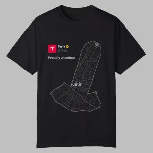 Tesla Proudly Unserious Shirt 0 0