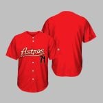 2025 Astros Josh Hader Brick Red Throwback Jersey Giveaway